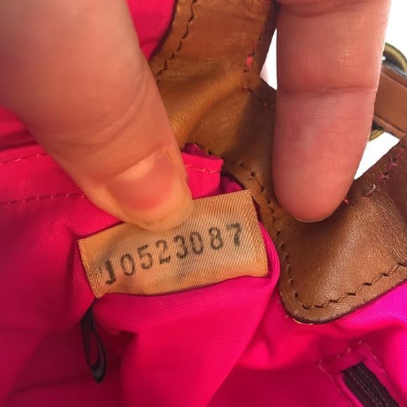 NWOT Dooney and Bourke Mini Nylon Pouchette Bag Khaki - Picture 10 of 11